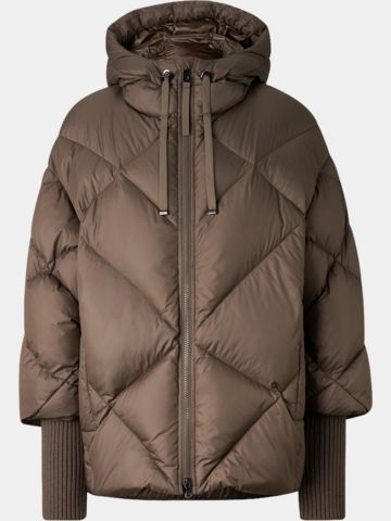Bogner SHERYL-D2 péřová bunda taupe