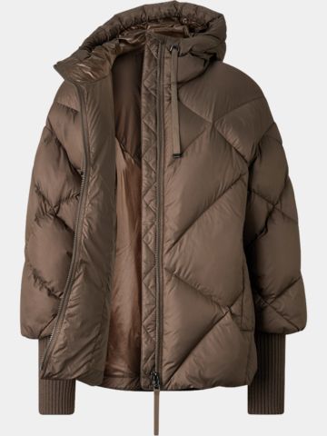 Bogner SHERYL-D2 péřová bunda taupe