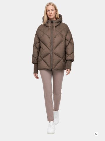 Bogner SHERYL-D2 péřová bunda taupe