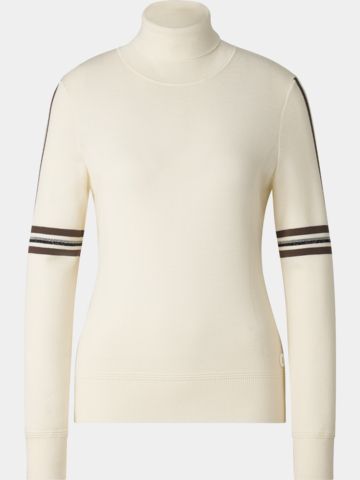 Bogner LOUISE Rollkragen Strick offwhite