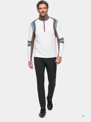 Bogner CLARK Stretch Midlayer bílý