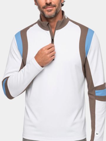 Bogner CLARK Stretch Midlayer bílý