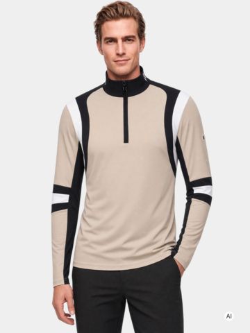 Bogner CLARK Stretch Midlayer ecru
