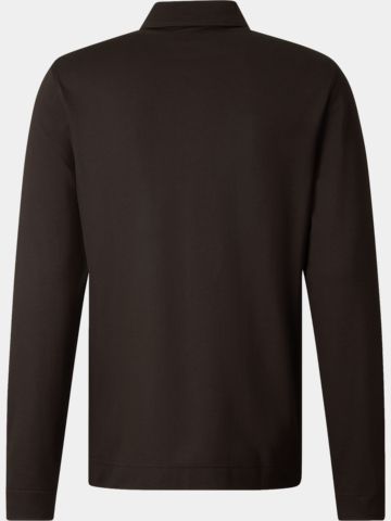 Bogner TIMON-6 Langarm Polo taupe