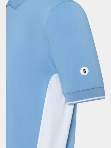Bogner FABRIO Langarm Polo hellblau
