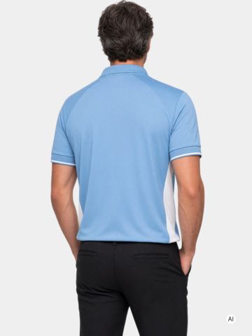 Bogner FABRIO Langarm Polo hellblau