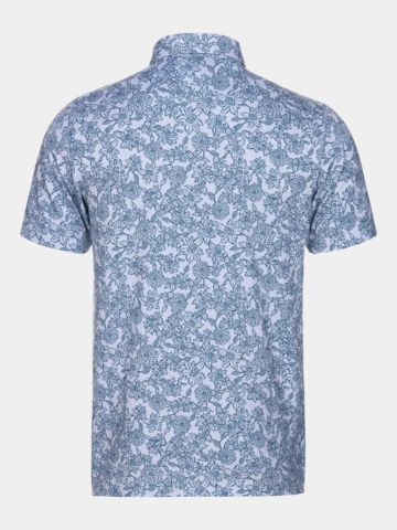 TravisMathew FEATHERWEIGHT SUNBEAM half-sleeve polo sand