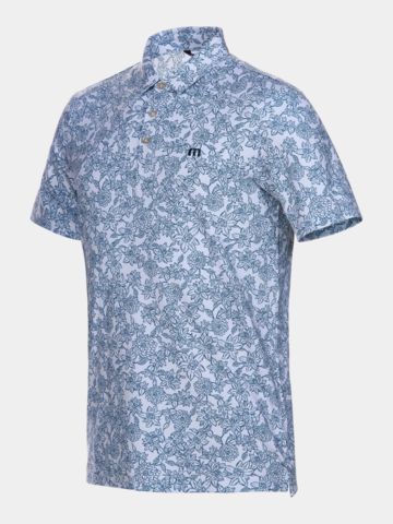 TravisMathew FEATHERWEIGHT SUNBEAM half-sleeve polo sand