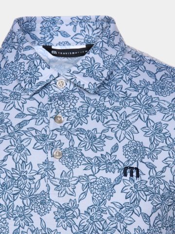 TravisMathew FEATHERWEIGHT SUNBEAM half-sleeve polo sand