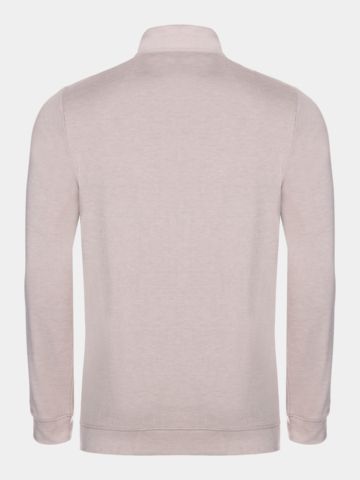 TravisMathew CLOUD SWEATER 1/4 ZIP sweatshirt sand
