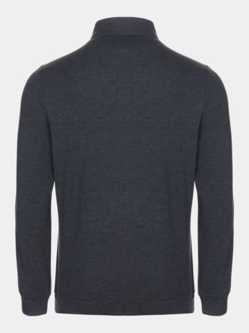 TravisMathew CLOUD SWEATER 1/4 ZIP sweatshirt black