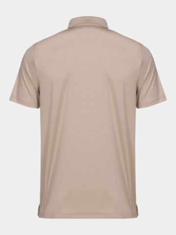 TravisMathew THE ZINNA 2.0 half-sleeve polo beige