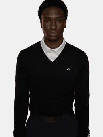 J.Lindeberg Lymann Strick Pullover schwarz