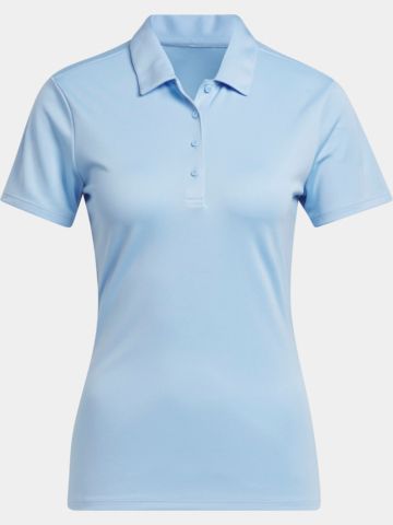 adidas Golf Performance Primegreen Halbarm Polo hellblau