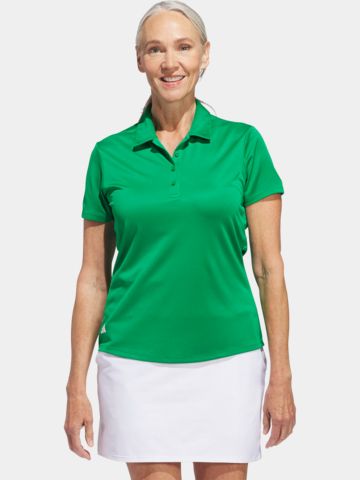 adidas Golf Performance Primegreen Halbarm Polo grün