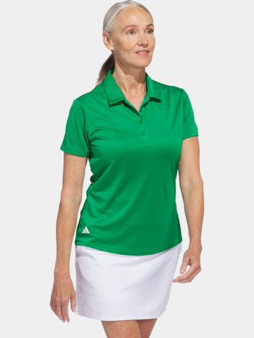 adidas Golf Performance Primegreen Halbarm Polo grün