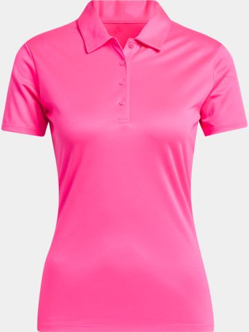adidas Golf Performance Primegreen Halbarm Polo pink
