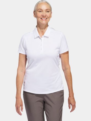 adidas Golf Performance Primegreen Halbarm Polo weiß