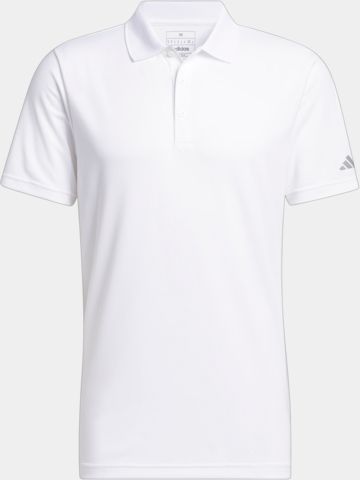 adidas Golf Performance Primegreen half-sleeve polo white