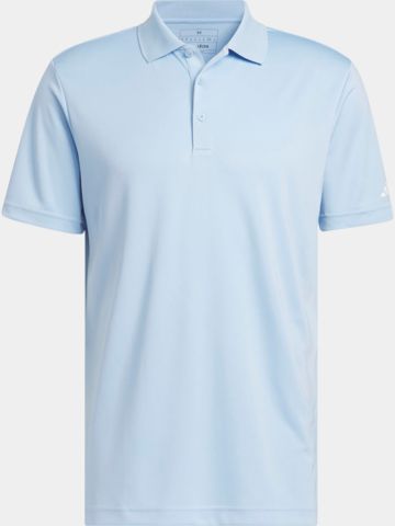 adidas Golf Performance Primegreen half-sleeve polo light blue