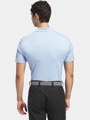 adidas Golf Performance Primegreen Half Sleeve Polo light blue