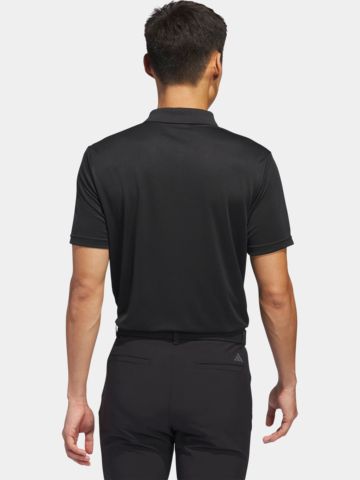 adidas Golf Performance Primegreen Half Sleeve Polo black