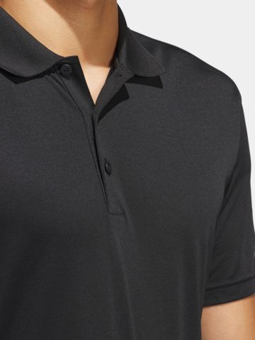 adidas Golf Performance Primegreen half-sleeve polo black