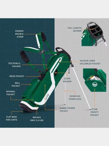 Sunday Golf El Camino Standbag grün