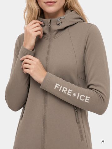 Fire and Ice Stretchová bunda GLORIA písek