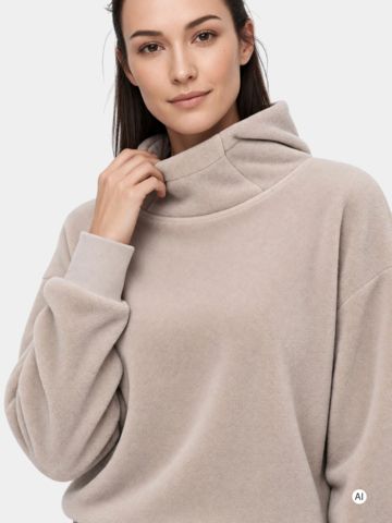 Fire and Ice IVA Hoodie Sweatshirt sand