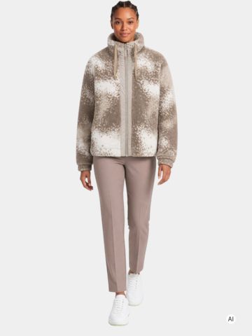 Fire and Ice NINETTA3 Fleece Jacke sand