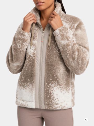 Fire and Ice NINETTA3 Fleece Jacke sand