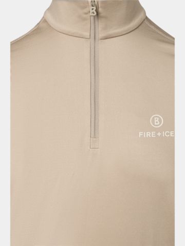 Fire and Ice PASCAL Stretch Midlayer ecru