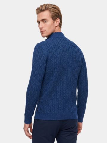 Daniel Springs Troyer Windstopper Sweater denim