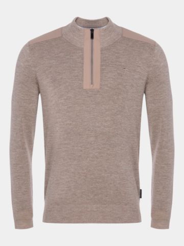 Daniel Springs Troyer Strick beige
