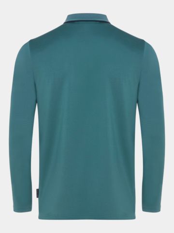 Daniel Springs Thermo Langarm Polo grün