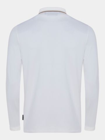 Daniel Springs Thermo Langarm Polo beige