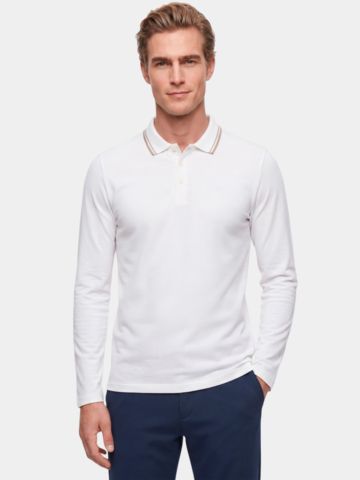 Daniel Springs Thermo Langarm Polo beige