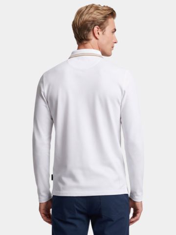 Daniel Springs Thermo Langarm Polo beige