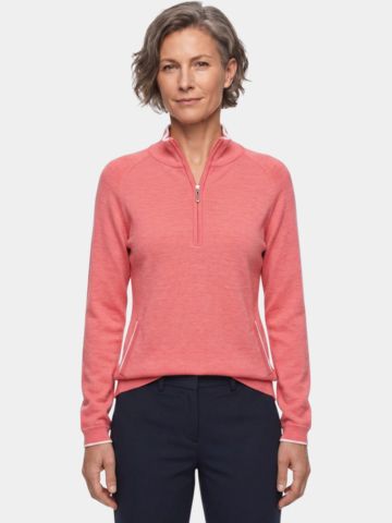 Valiente Troyer Windstopp Strick fuchsia