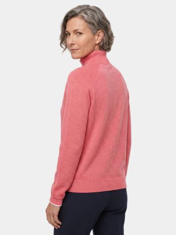 Valiente Troyer Windstopp Strick fuchsia