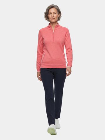 Valiente Troyer Windstopp Strick fuchsia