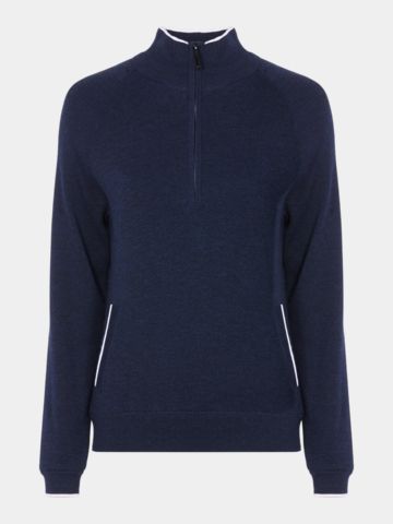 Valiente Troyer Windstopp Strick navy