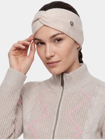 Valiente Merino Stirnband beige