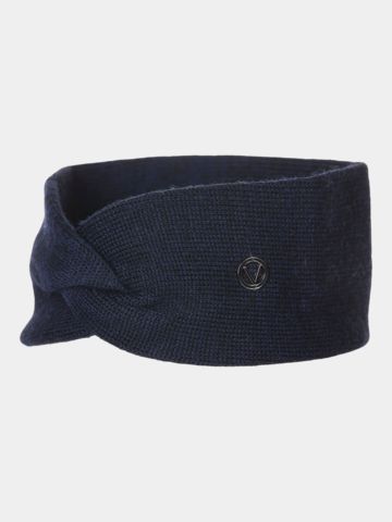 Valiente Merino Stirnband navy