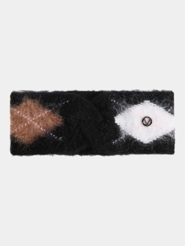 Valiente Argyl Stirnband sonstige Textil Accessoires schwarz
