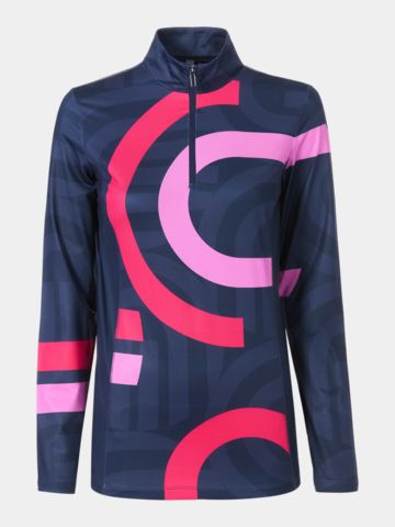 Valiente 1/2 Zip Thermo Unterzieher pink