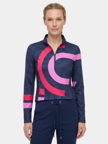 Valiente 1/2 Zip Thermo Unterzieher pink