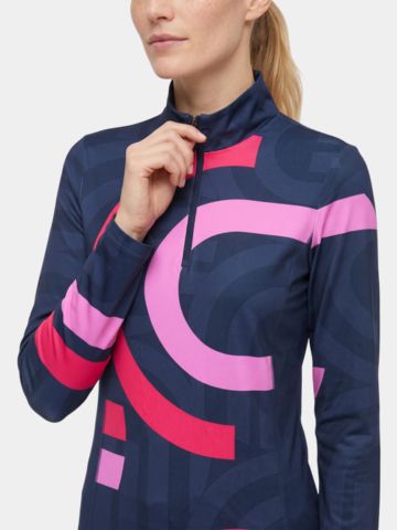Valiente 1/2 Zip Thermo Unterzieher pink