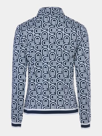 Valiente Loose Fit Langarm Polo fancy